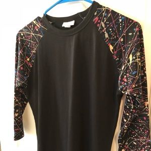 Lularoe paint splattered randy XS